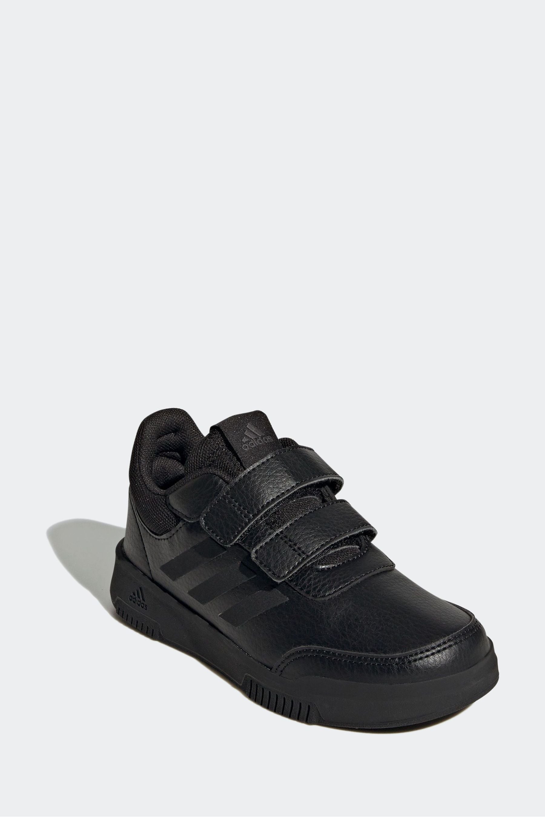 Buy adidas Black Sportswear Tensaur Hook And Loop Kids Trainers