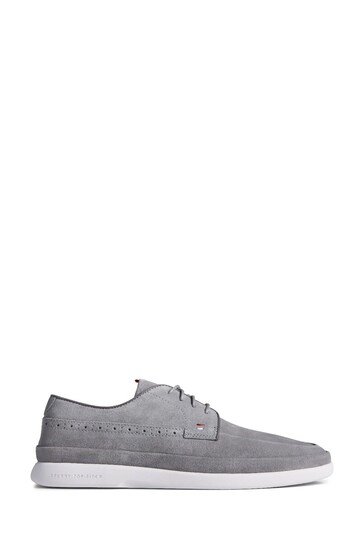 Sperry Grey Gold Cabo Plushwave Lace Shoes