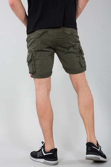Buy Alpha Industries Green Crew Shorts from the Next UK online shop