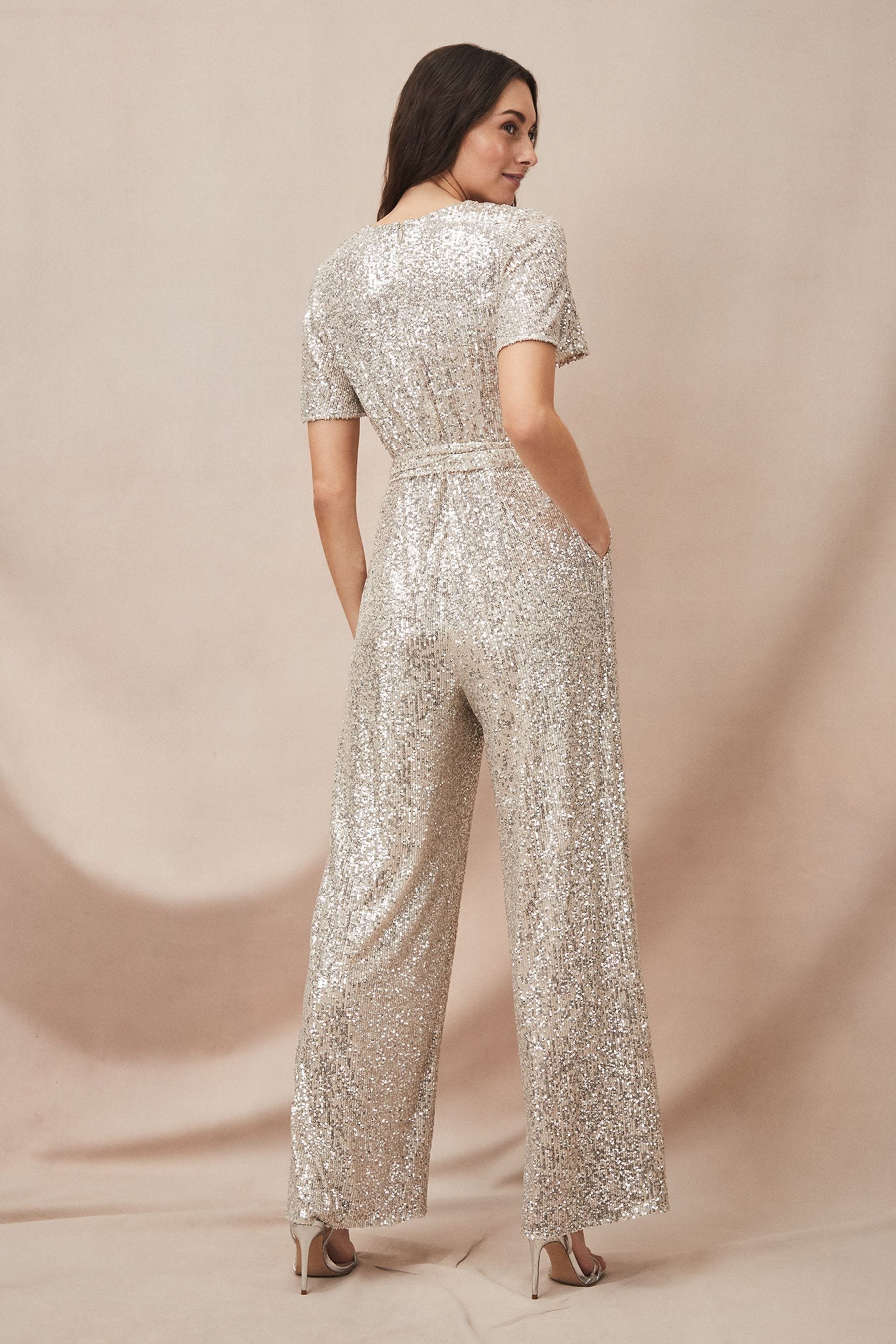 Phase eight hot sale wedding jumpsuit