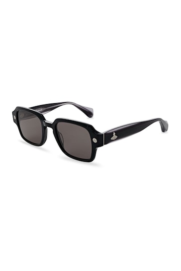 aviator-frame sunglasses White