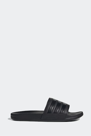adidas Black Sportswear Adilette Comfort Slides