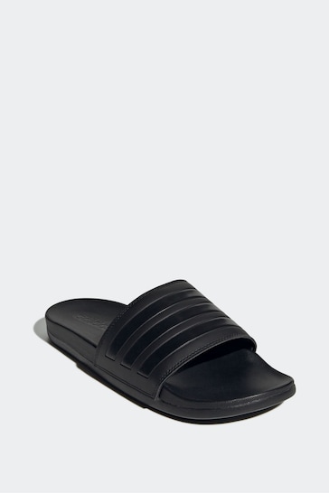 adidas Black Sportswear Adilette Comfort Slides