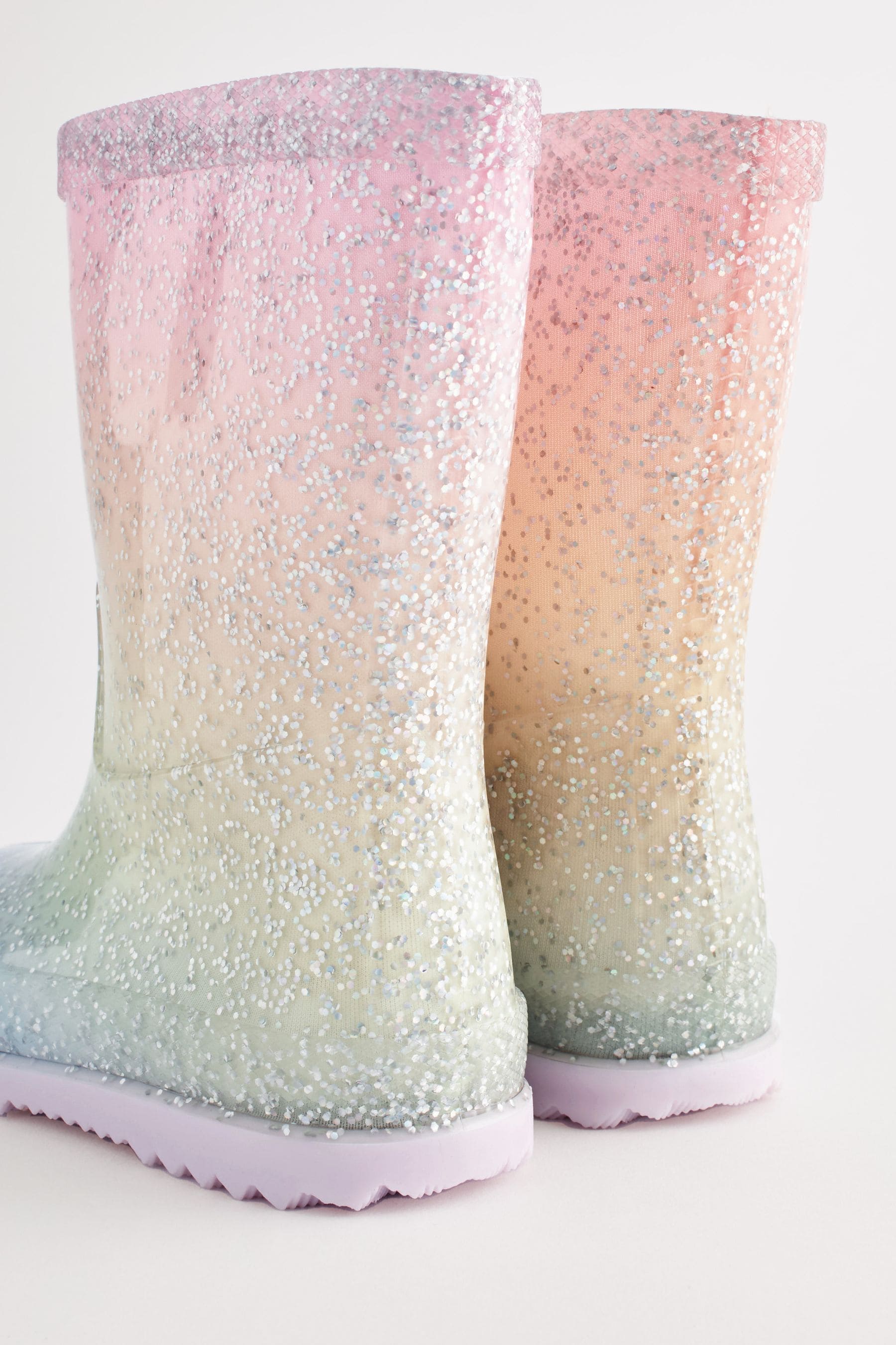 Rose gold glitter sale wellies