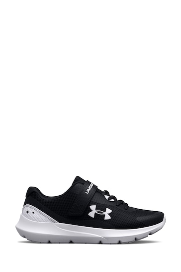 Under Armour Infant Youth Black BPS Surge 3 Trainers