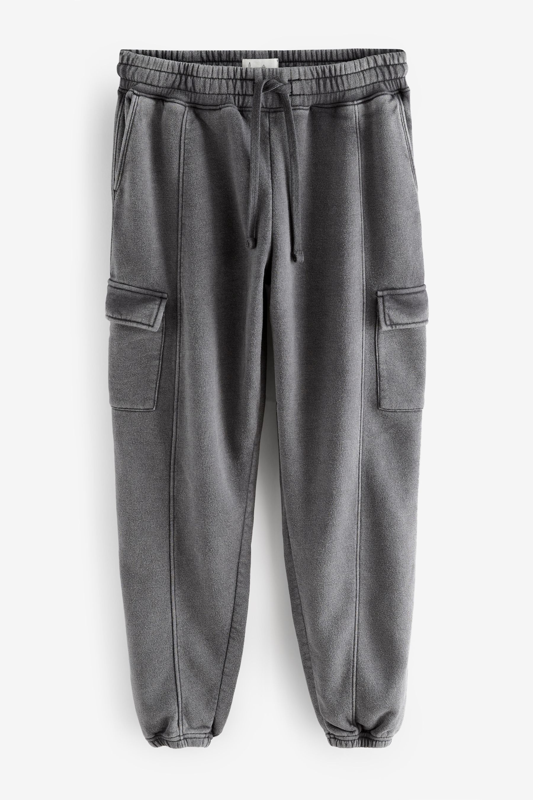 Grey store washed joggers