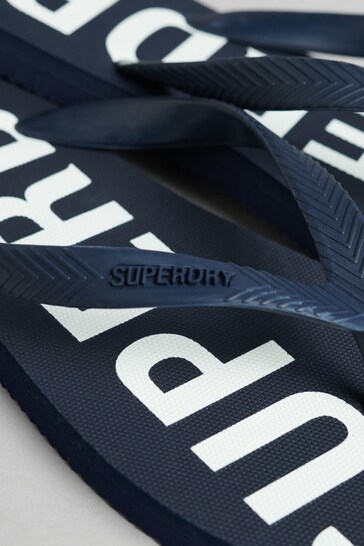 Superdry Blue Code Core Sport Flip Flops