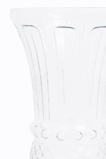 Shabby Chic Clear Vase