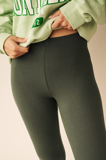 Buy Khaki Green Full Length Leggings from the Next UK online shop