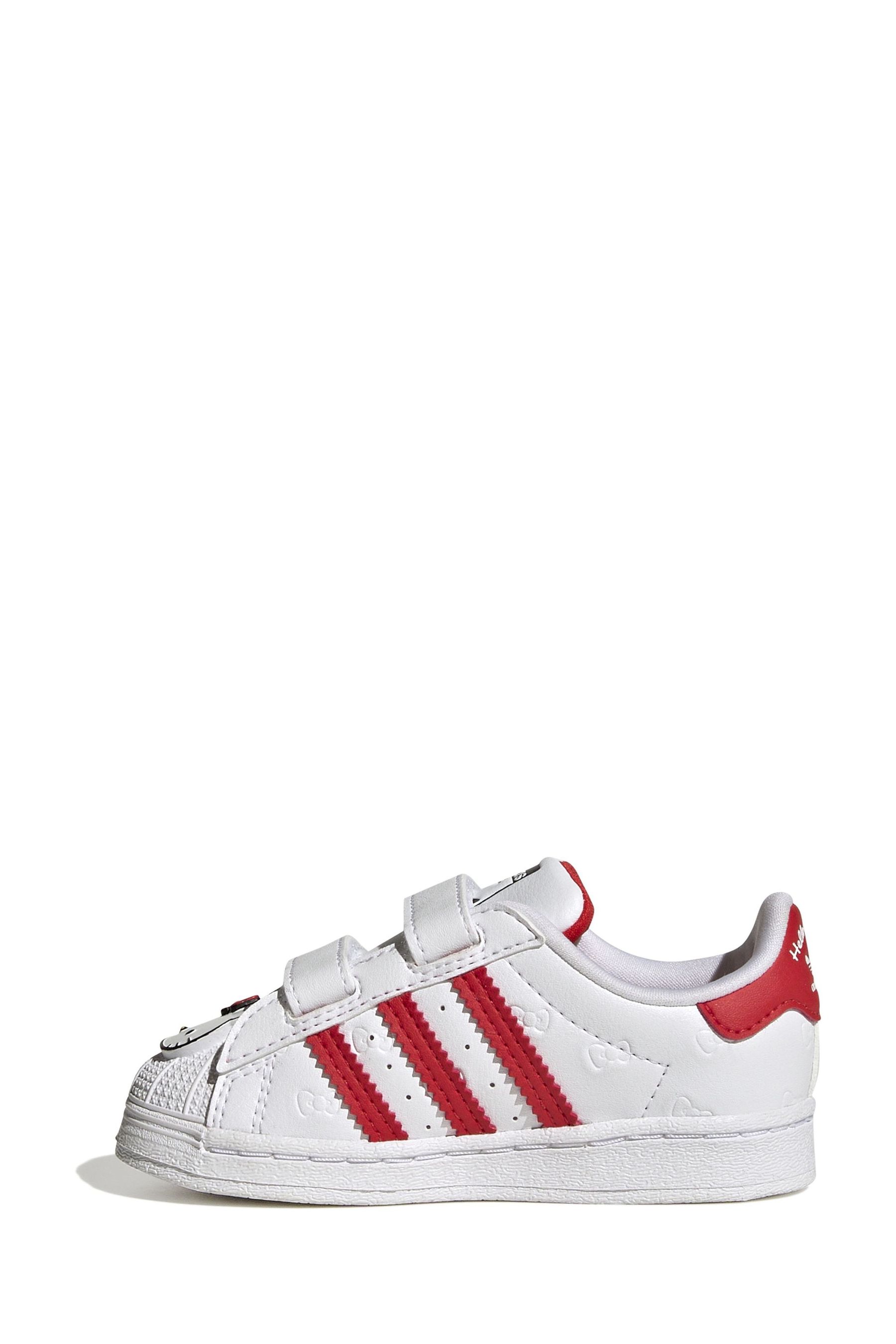 Buy adidas Originals Infant Superstar Strap Close White Trainers