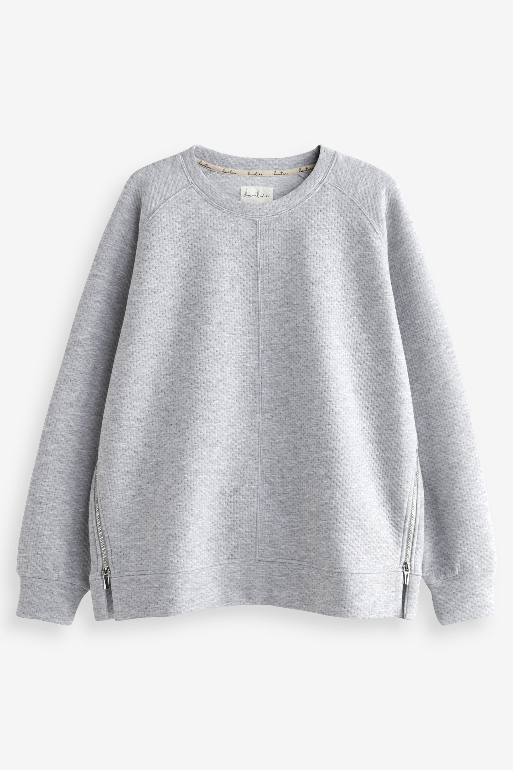 Buy Grey Textured Oversized Sweatshirt from the Next UK online shop