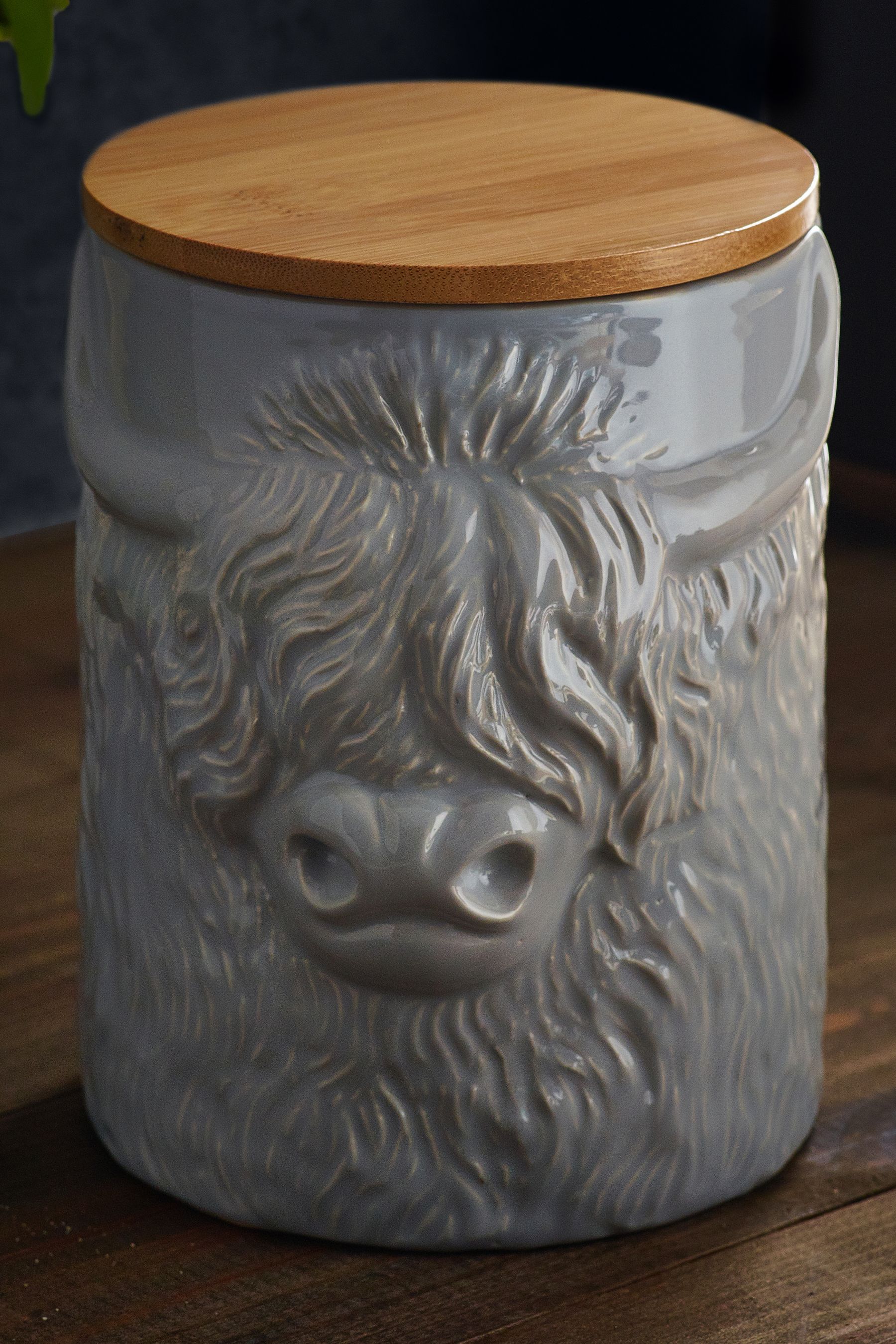 Grey biscuit jar sales