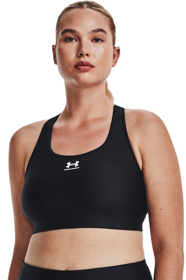 Under Armour Black Authentic Mid Support Padless Bra