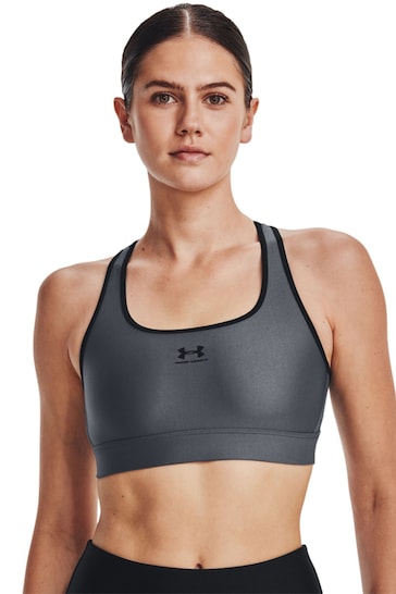Under Armour Grey Authentic Mid Support Padless Bra
