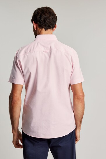 Joules Pink Short Sleeve Classic Shirt