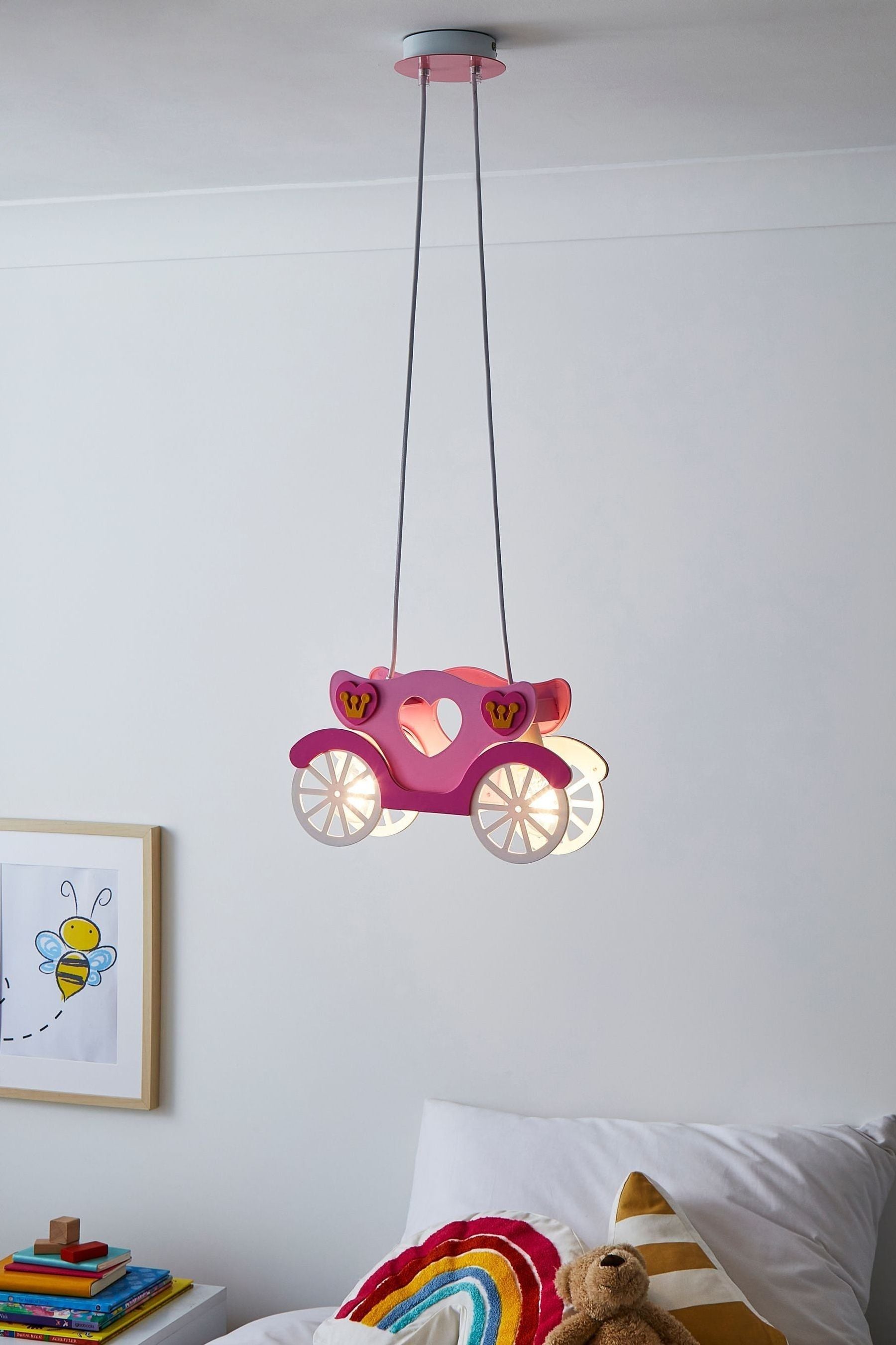 Pink princess new arrivals lamp