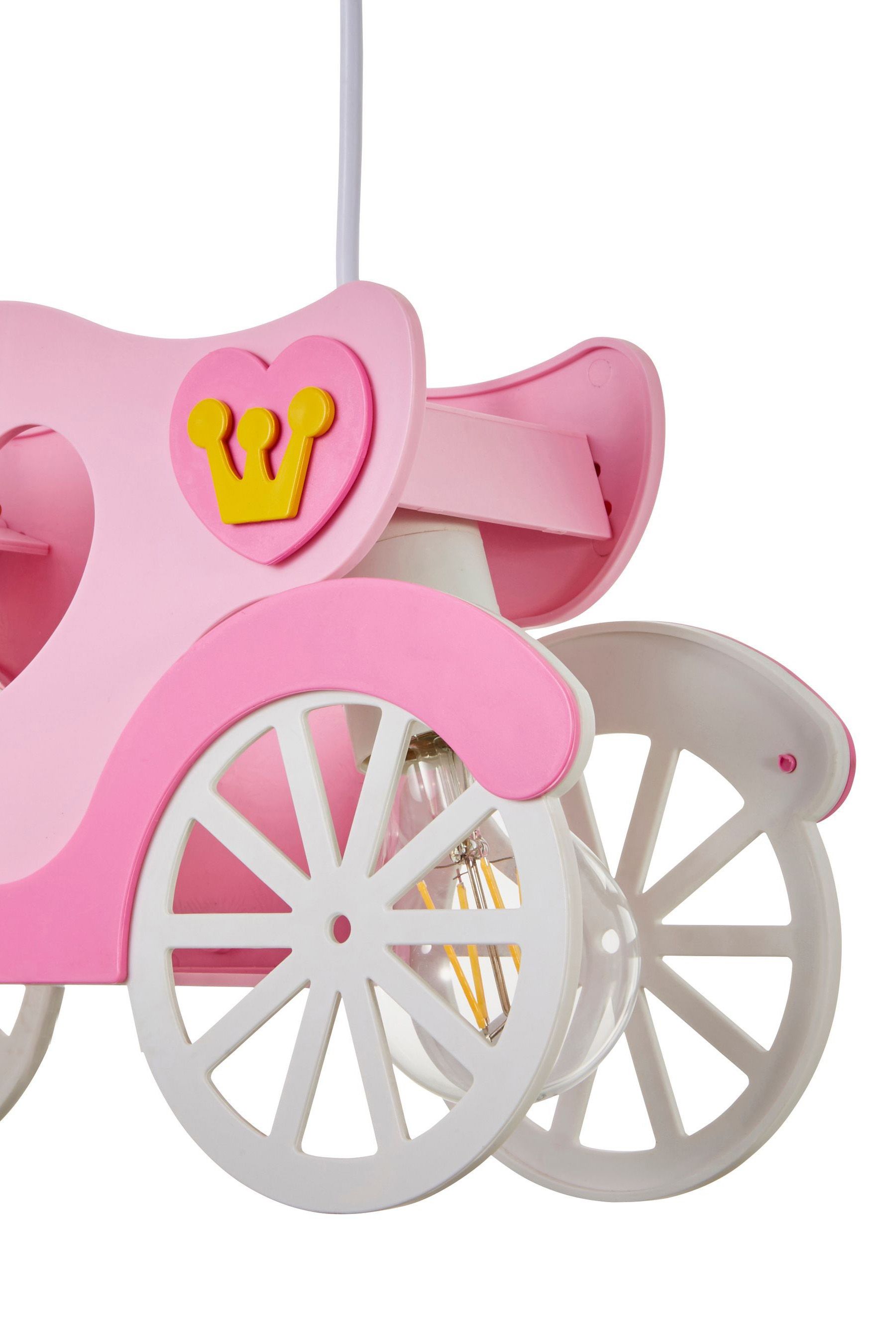 Pink sales princess lamp