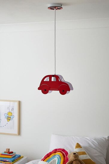 glow Red Car Pendant Ceiling Light Lamp