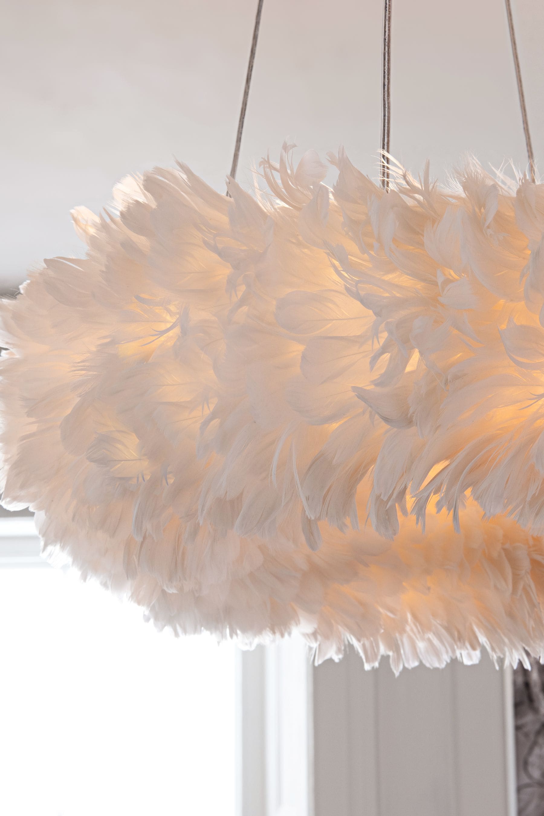 Next shop feather lampshade