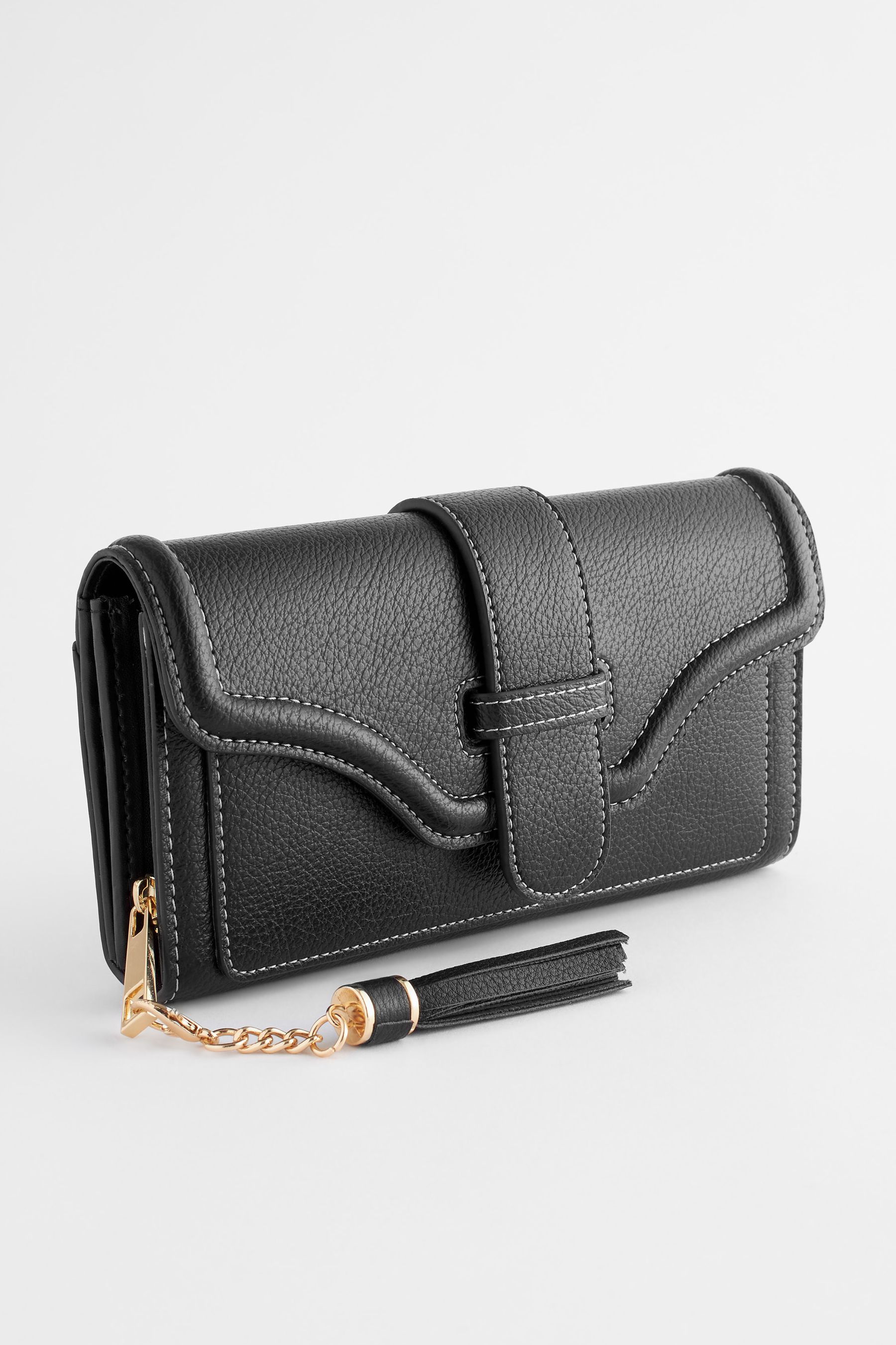 Buy Black Foldover Purse from the Next UK online shop