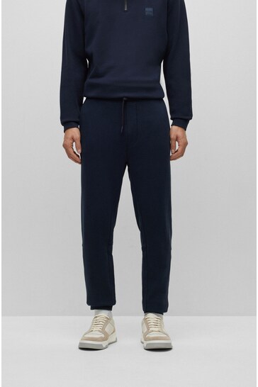BOSS Blue Patch Logo French Terry Tracksuit Jogger Bottoms