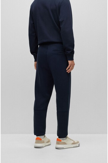 BOSS Blue Patch Logo French Terry Tracksuit Jogger Bottoms