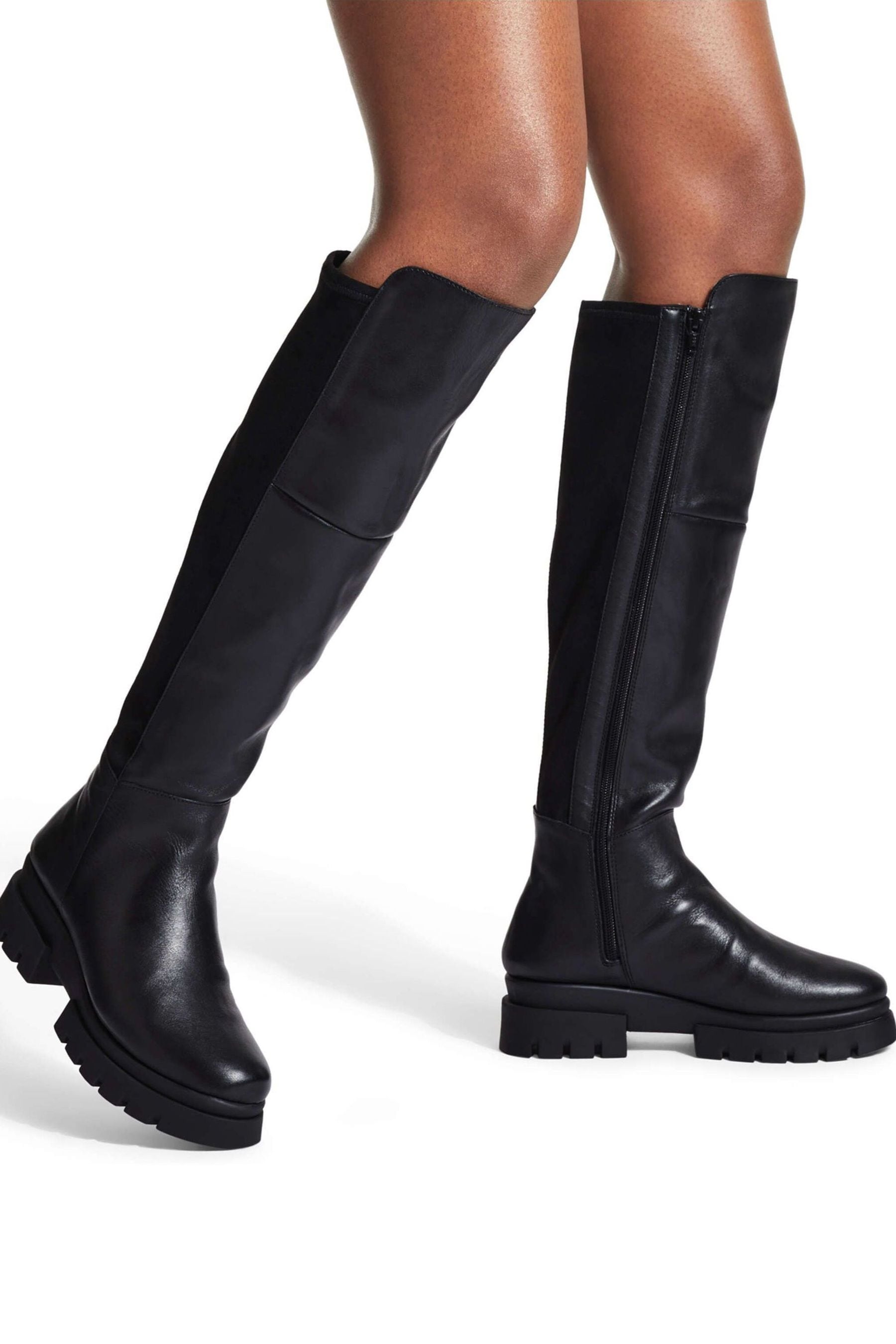 Buy Carvela Comfort Black Run 50 50 Knee Boots from the Next UK
