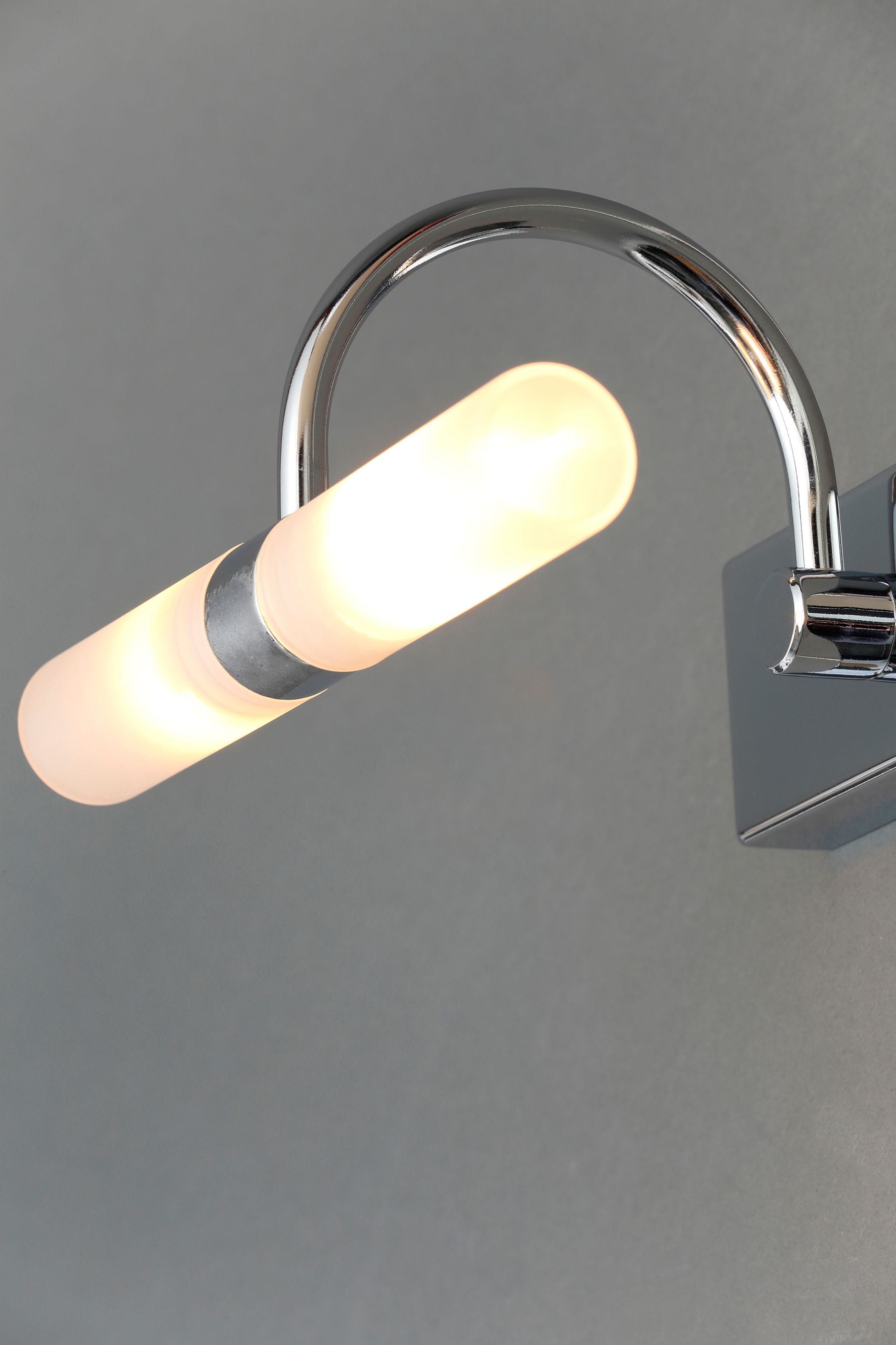 BHS Silver Corvus Bathroom Light