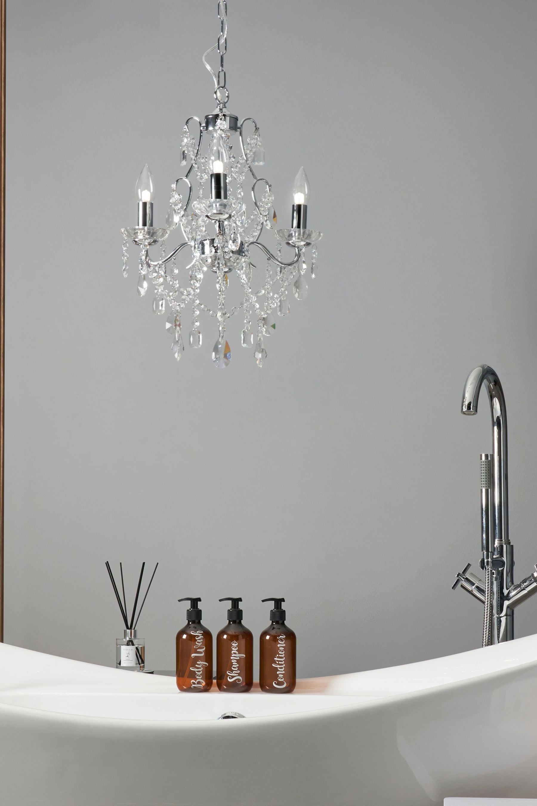 Next outlet pink chandelier