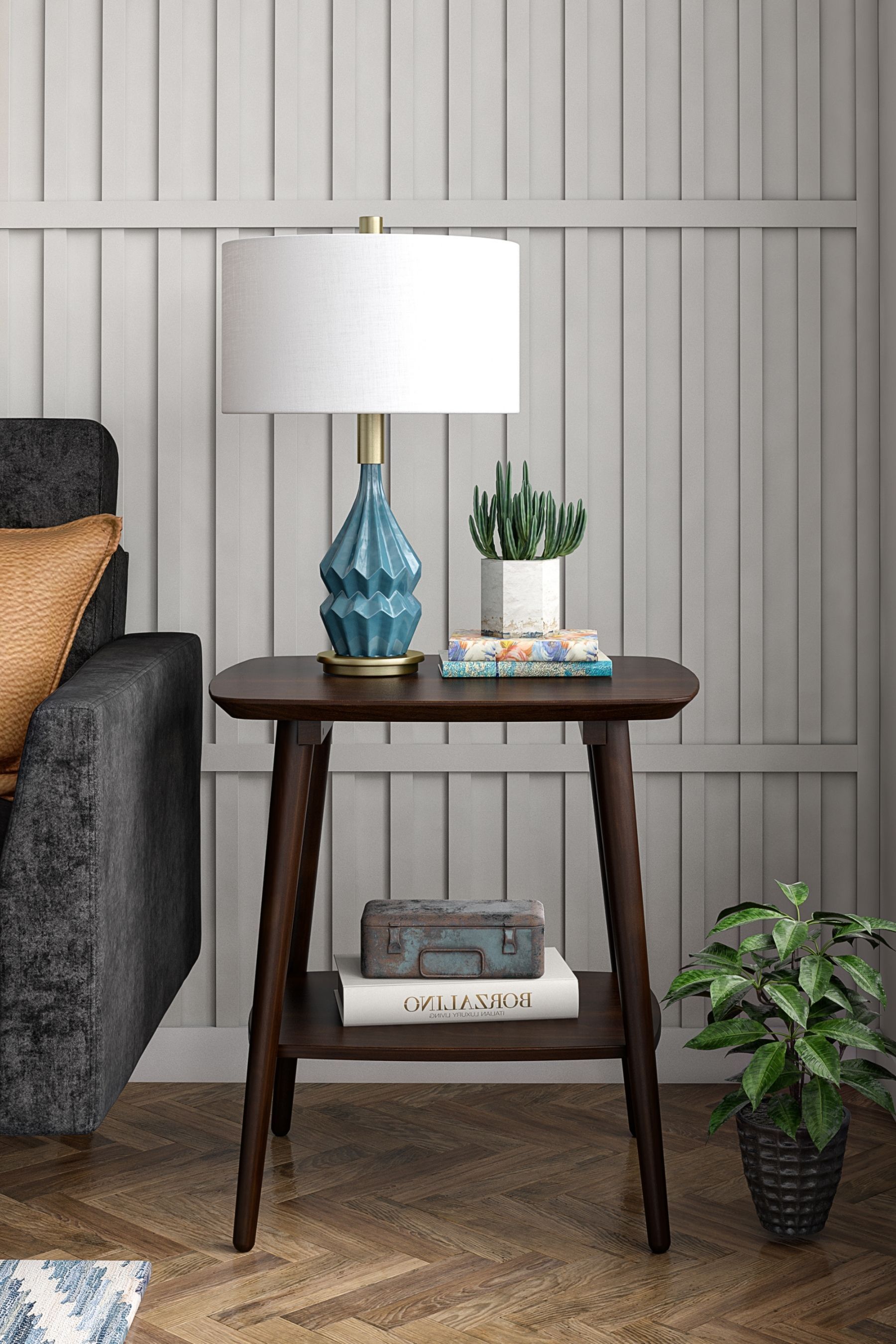 Buy Novogratz Walnut Brittany End Table from the Next UK online shop