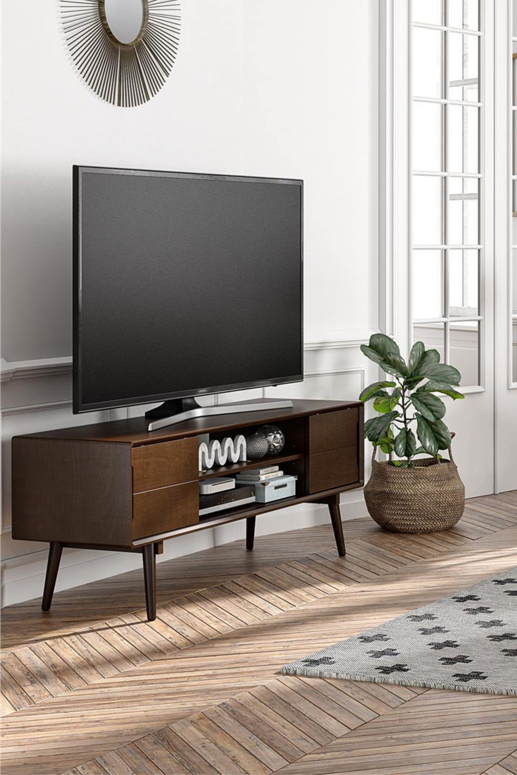 Buy Novogratz Walnut Brittany 55 Inch TV Stand from the Next UK