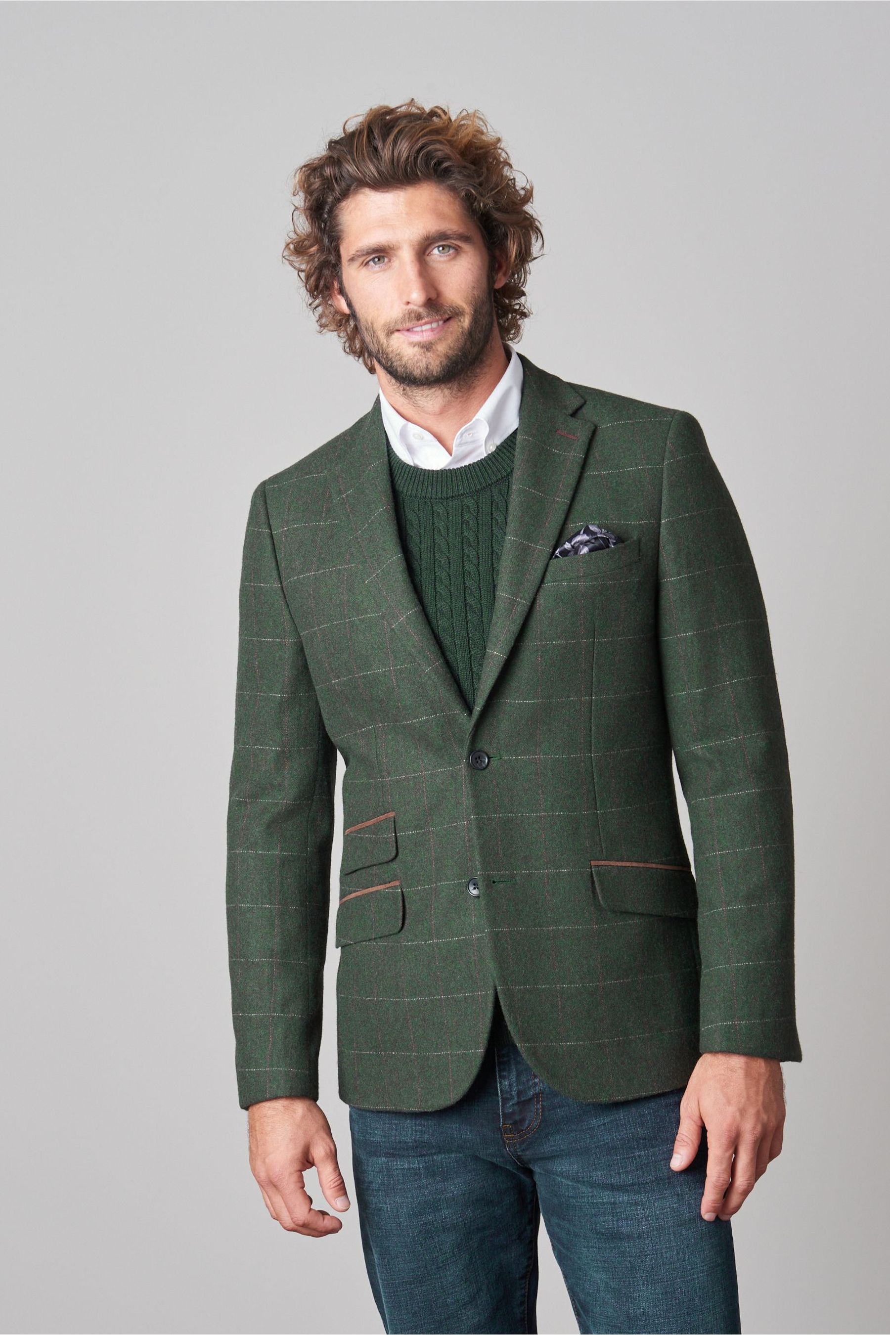 Green check blazer clearance mens