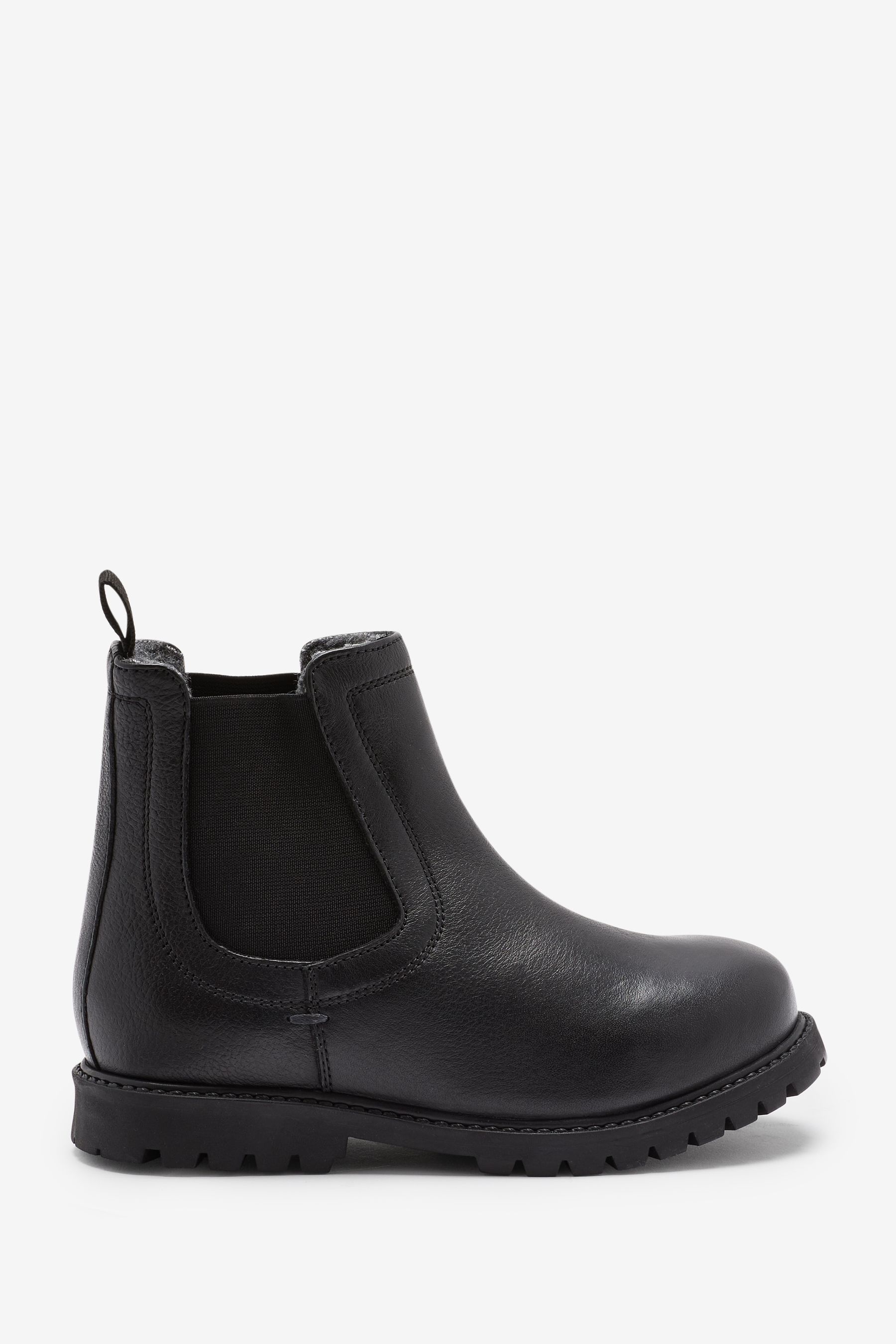Buy Black Wide Fit G Thinsulate Warm Lined Leather Chelsea