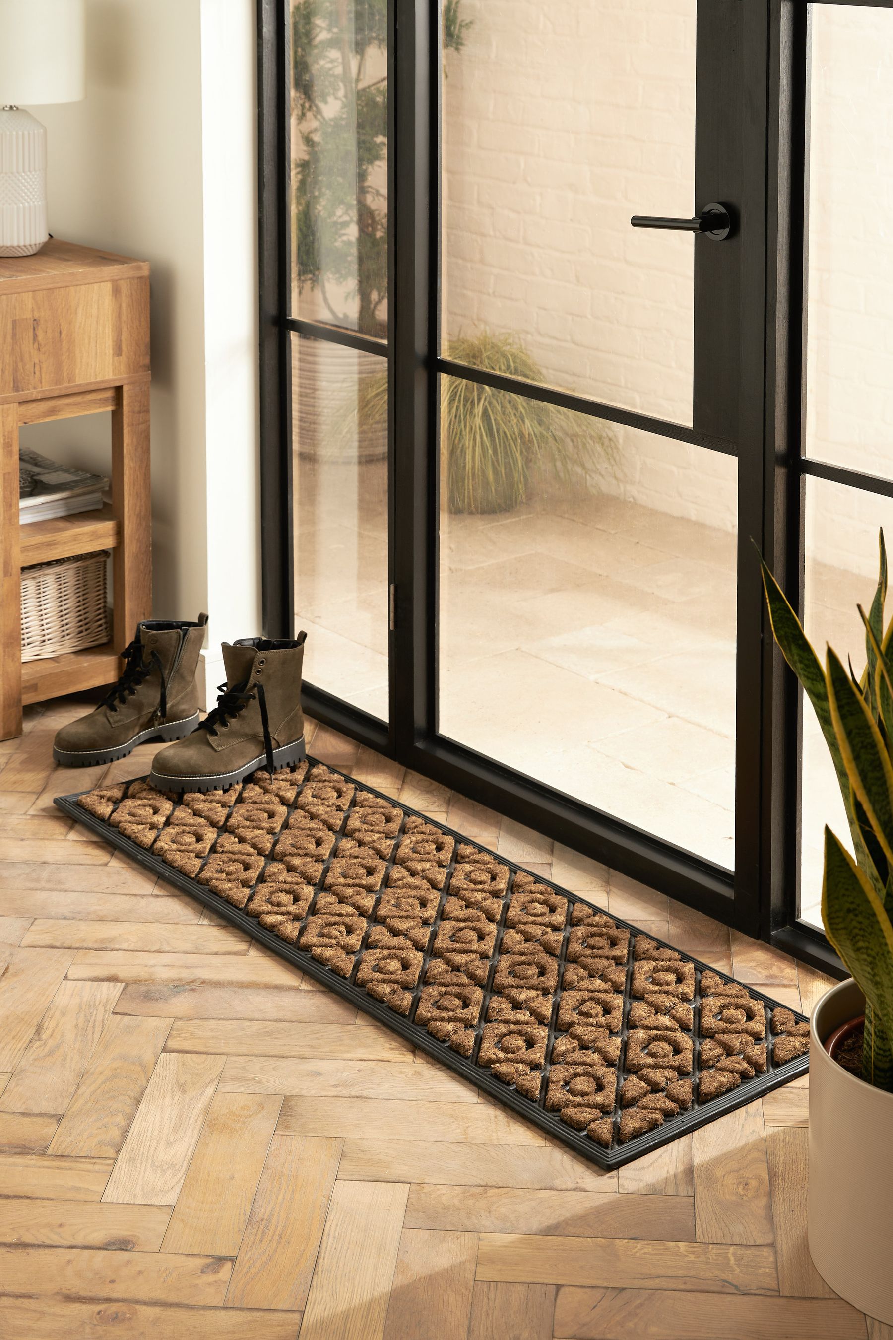 Patio sales door mat