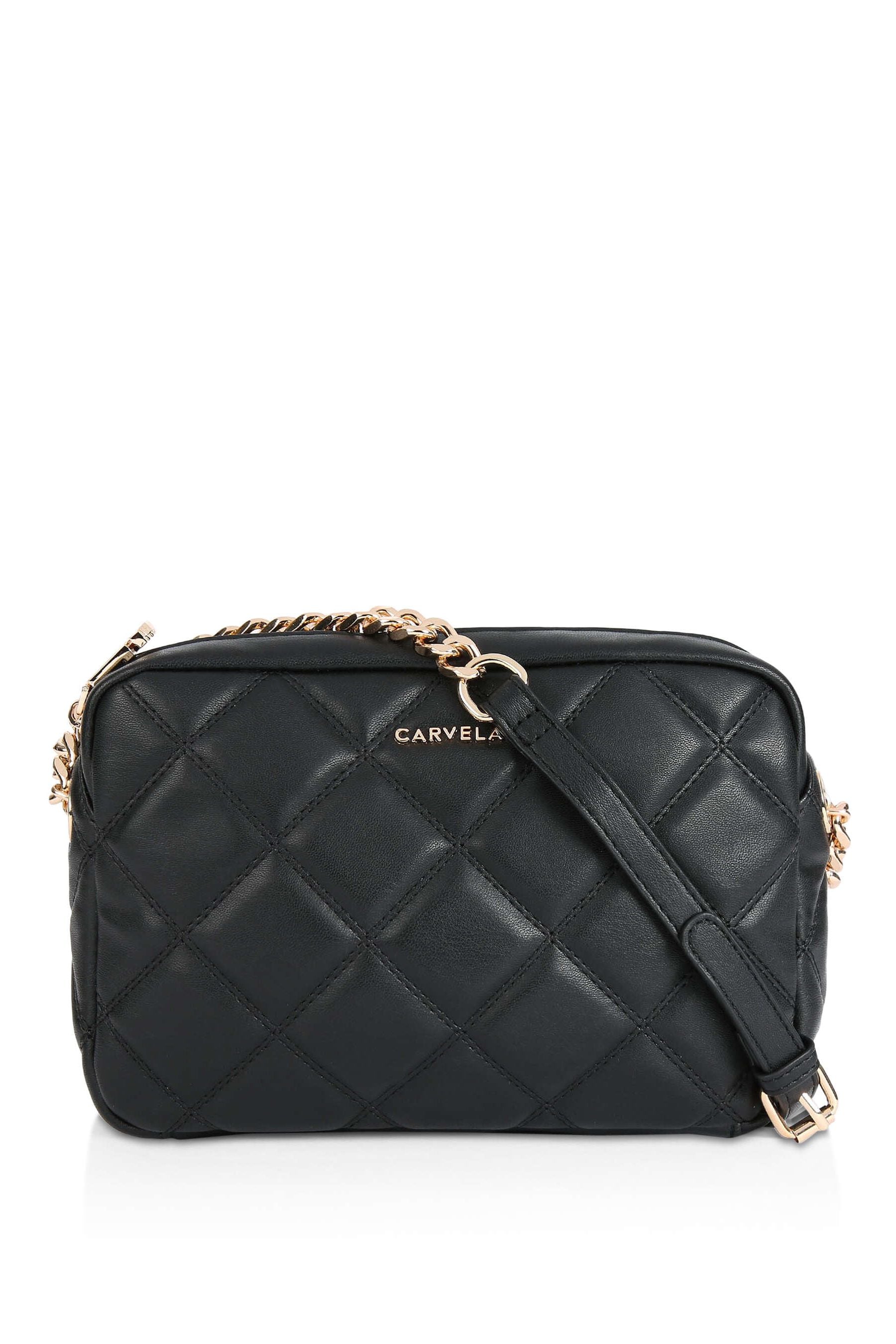 Carvela black quilted bag deals