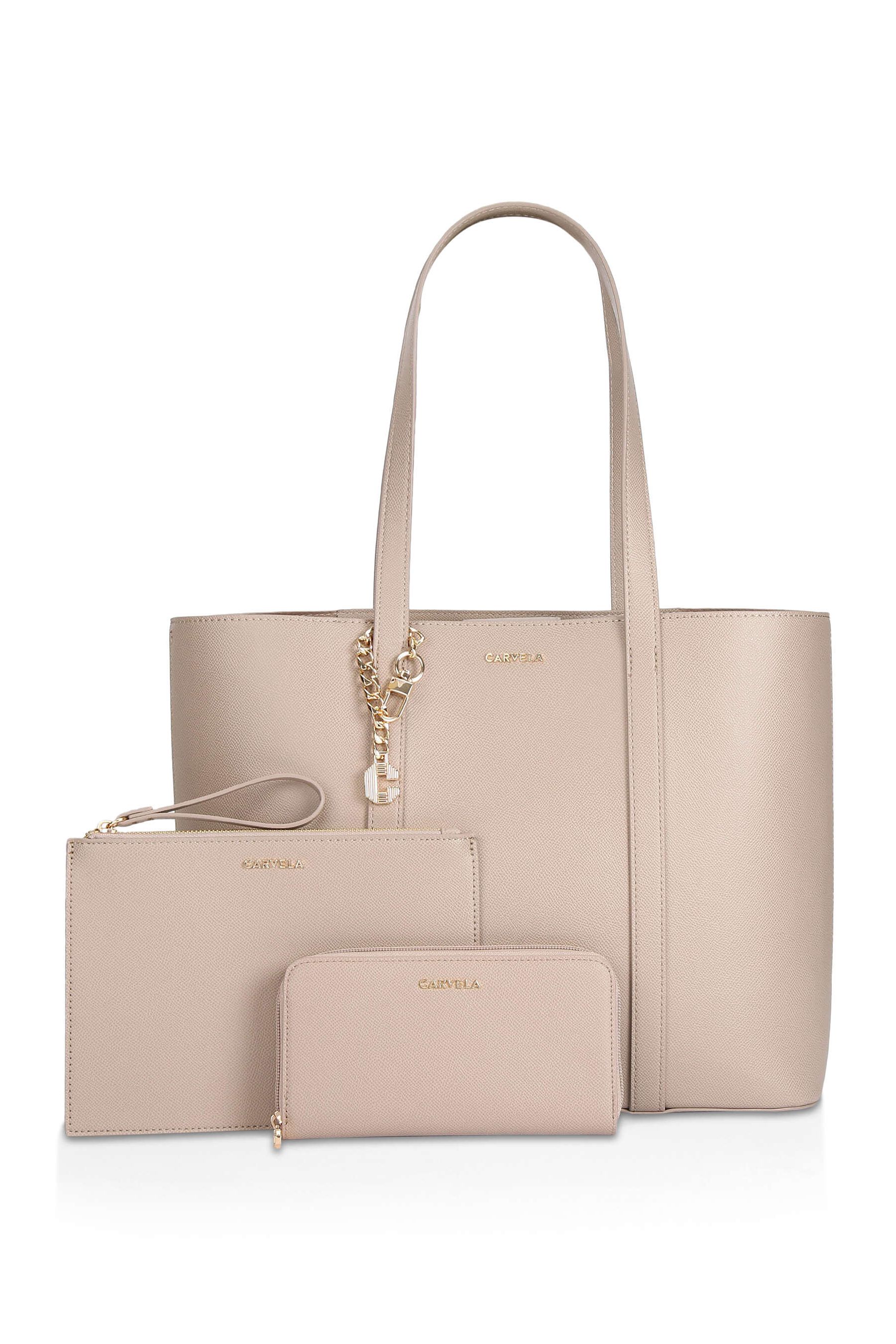 Nude carvela bag online