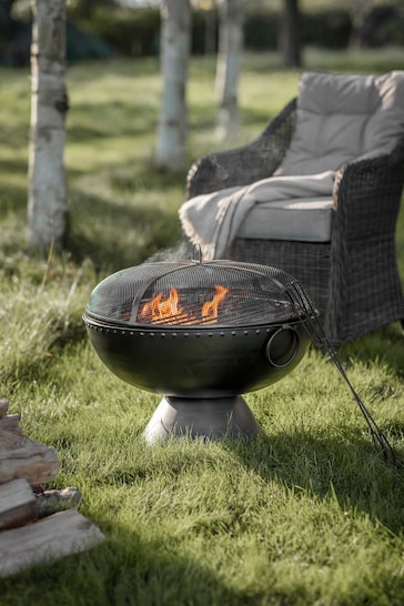 Gallery Home Black Garden Pascal Fire Pit