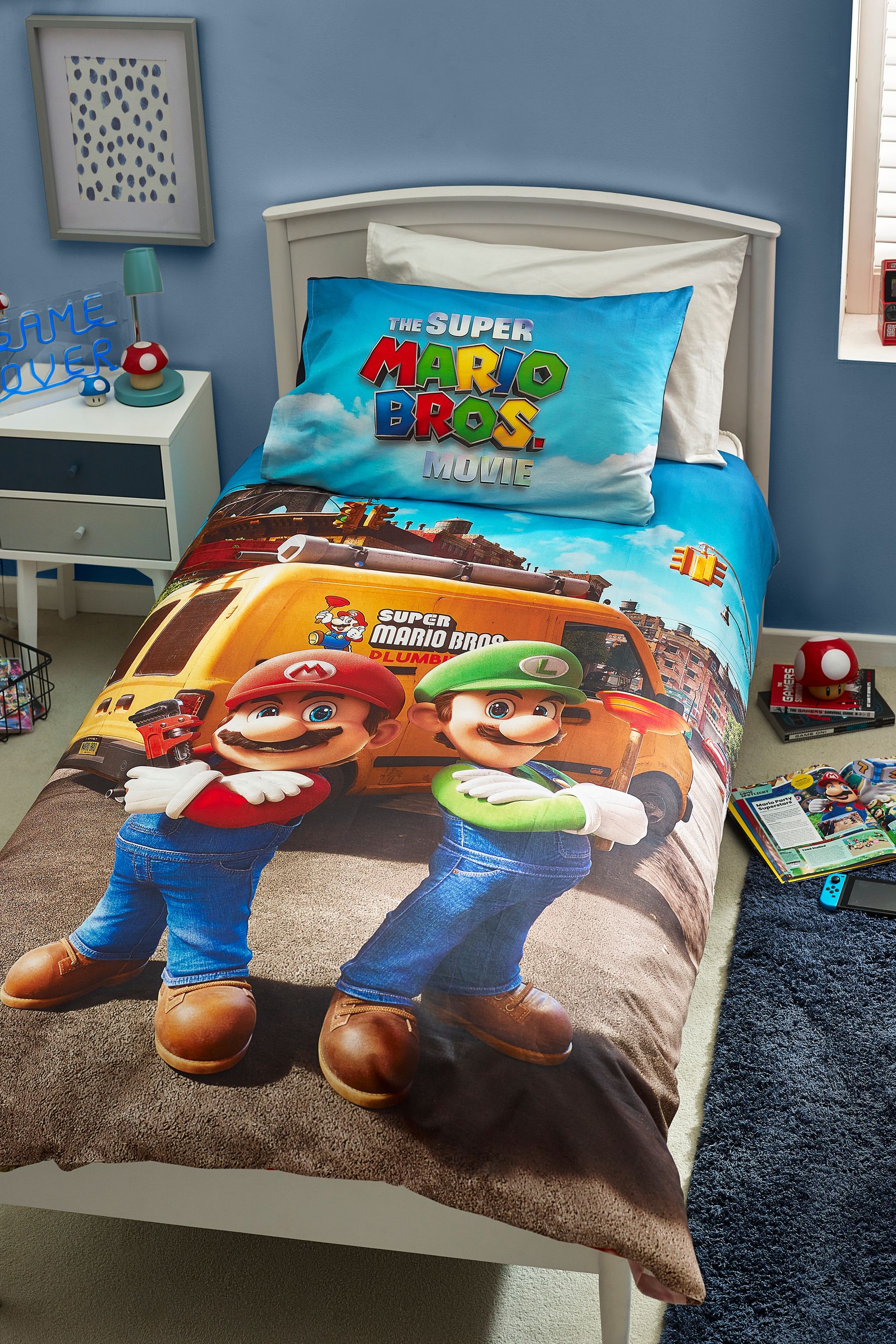 Mario comforter discount set twin
