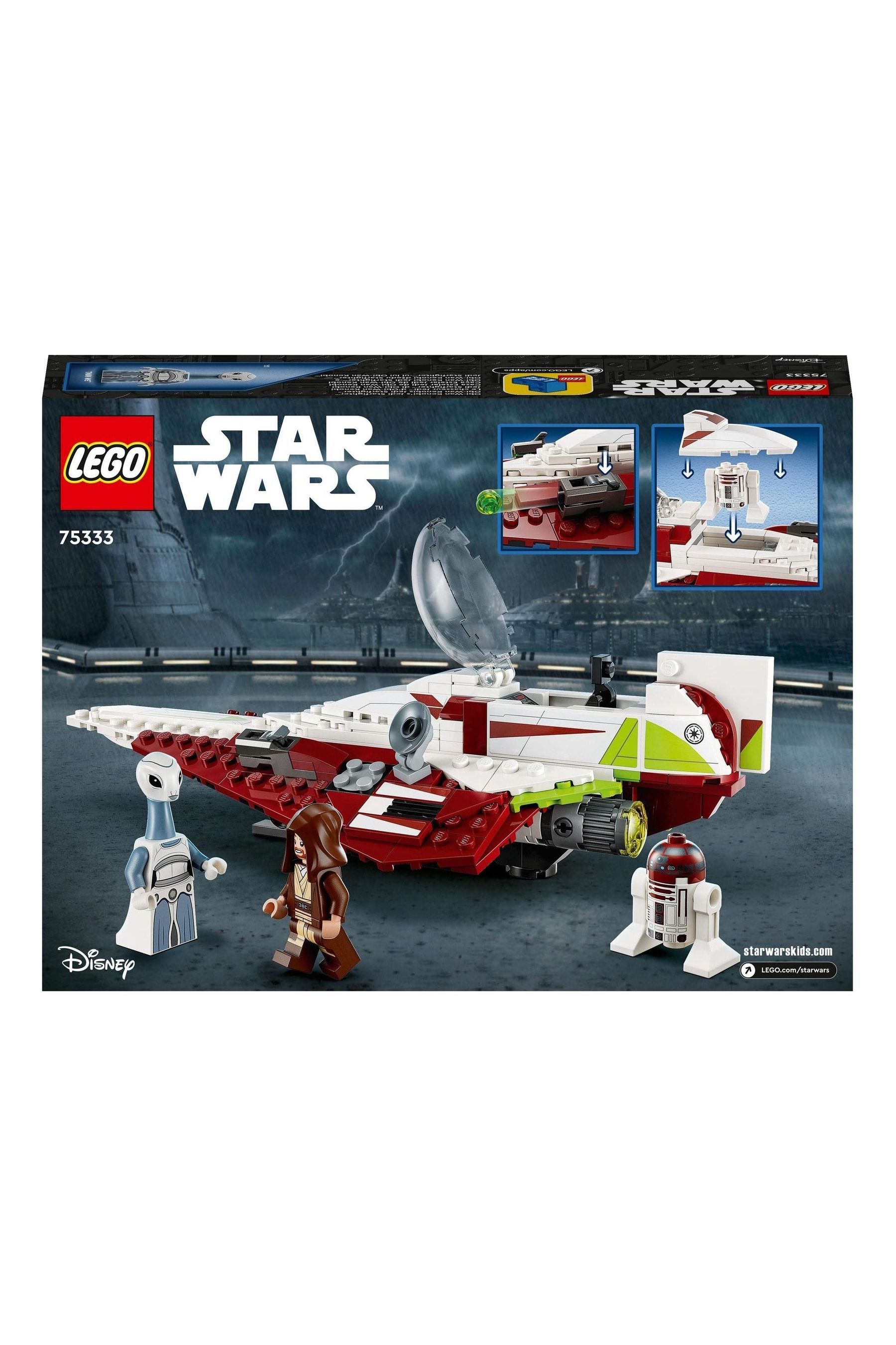Buy LEGO Star Wars Obi Wan Kenobi s Jedi Starfighter Set 75333