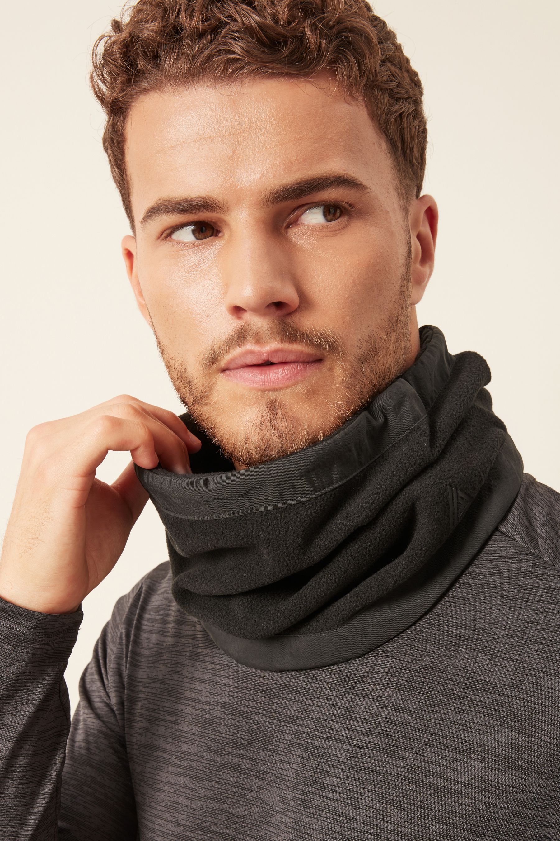 Buy Black Active Fleece Snood from the Next UK online shop