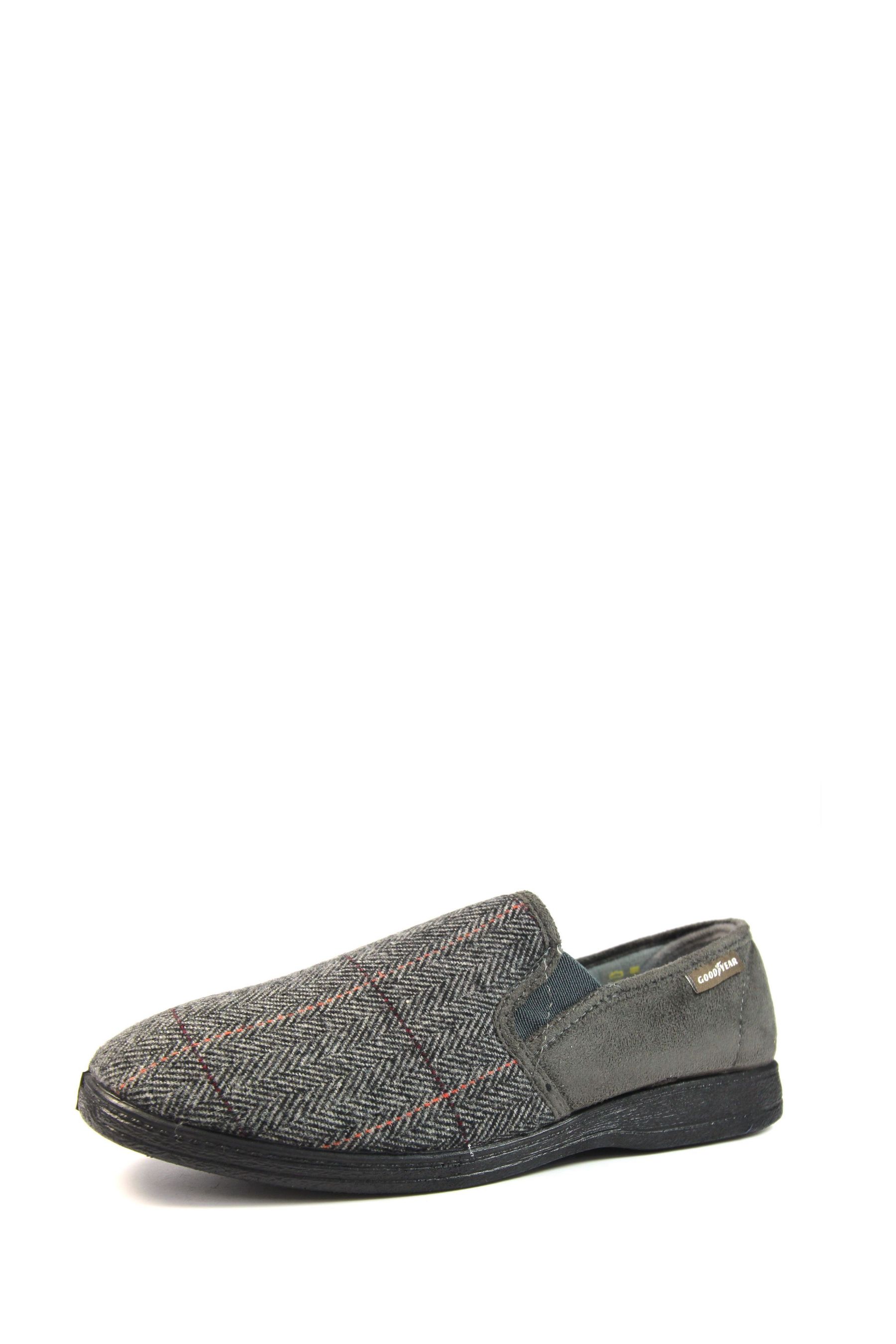 Next mens slippers grey outlet