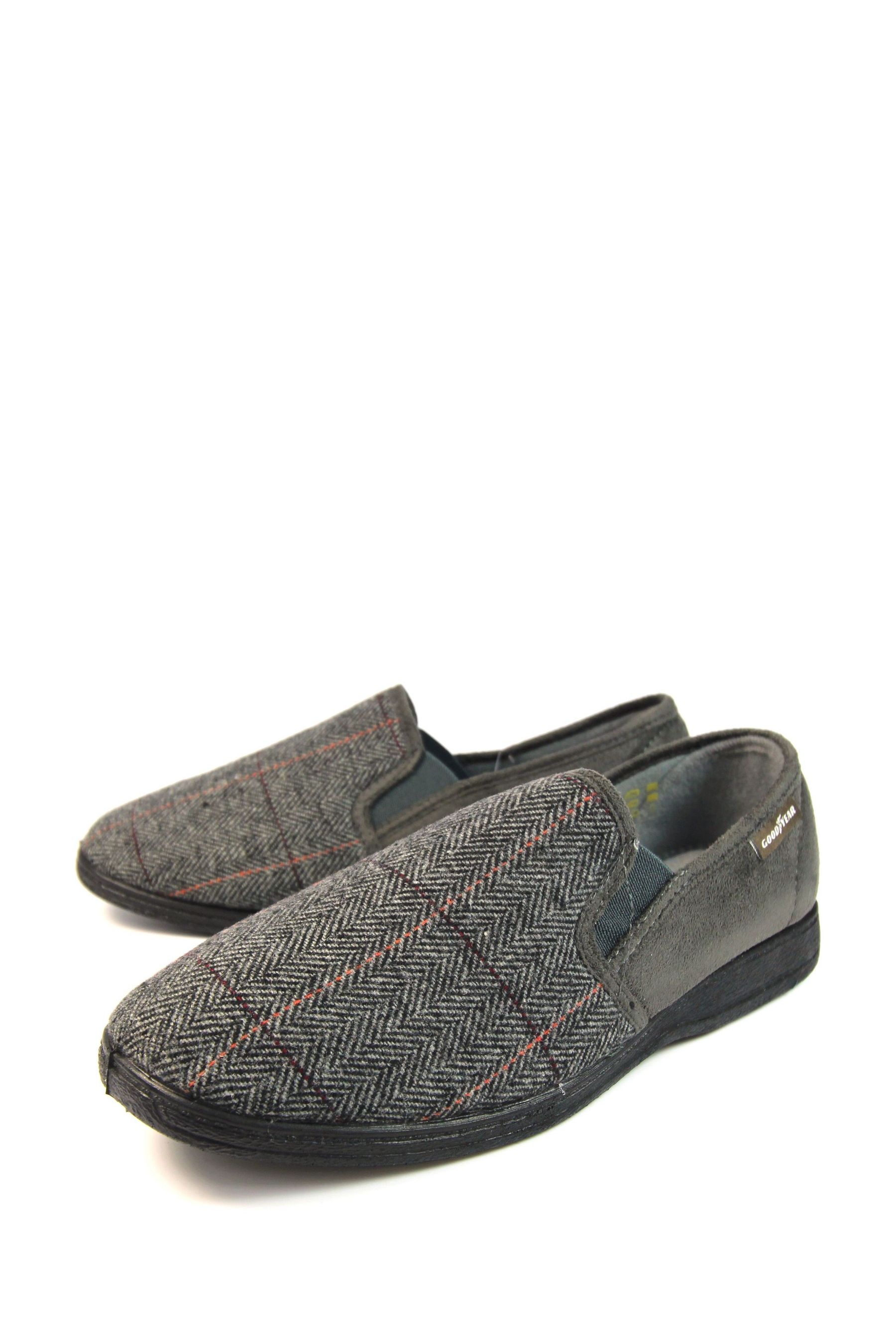 Next mens slippers sales grey