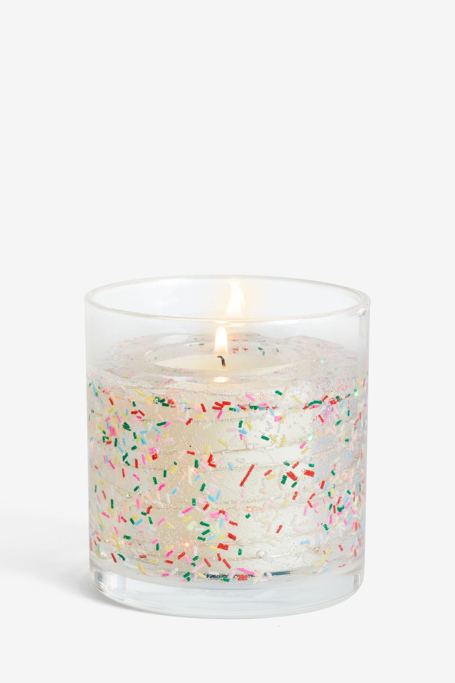 Lighted outlet birthday candle