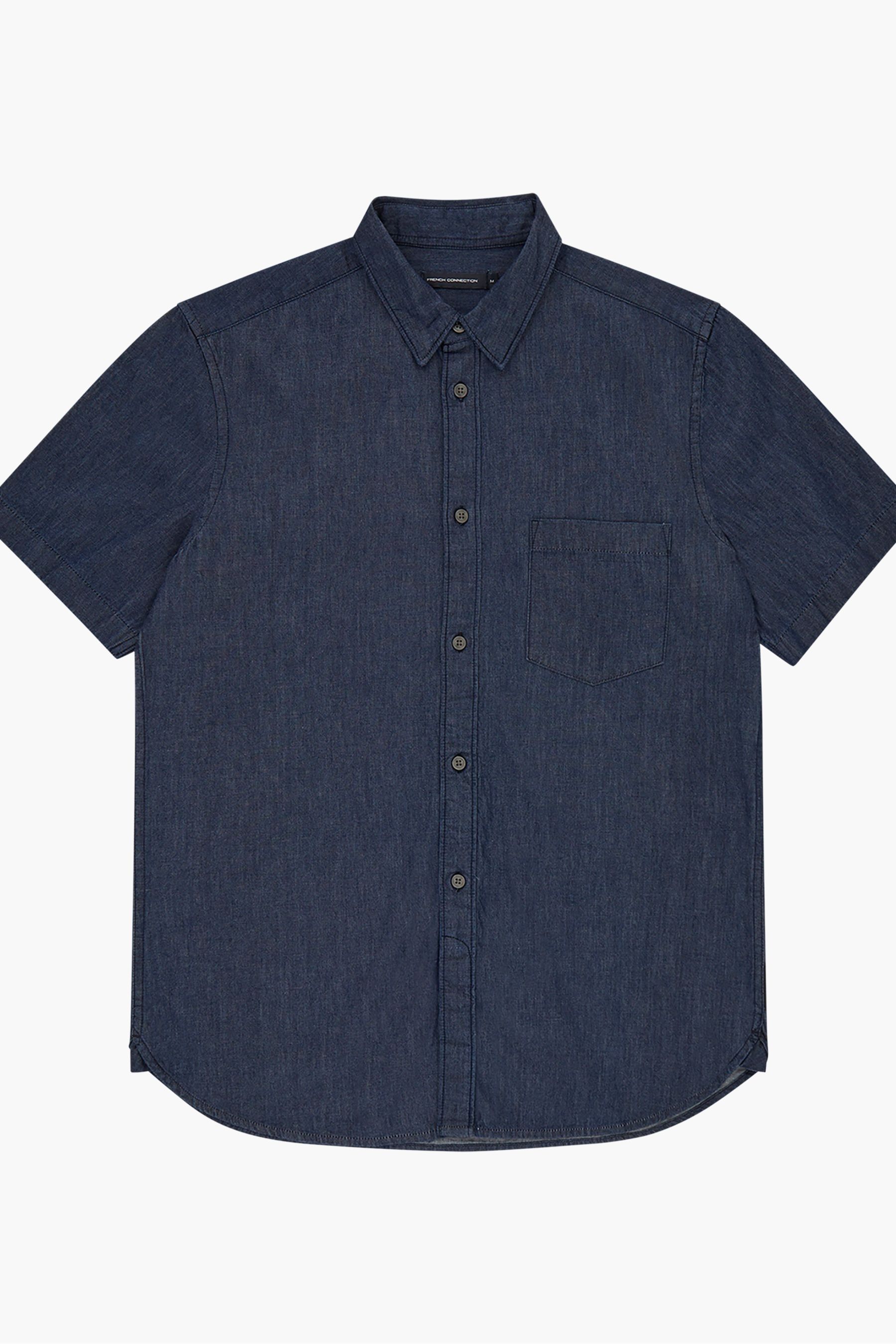 Short sleeve on sale blue jean shirts