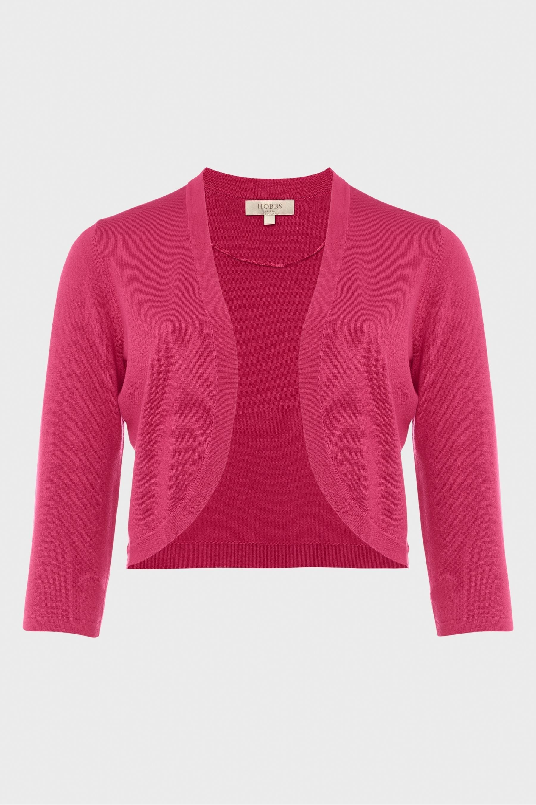 Pink bolero cardigan discount