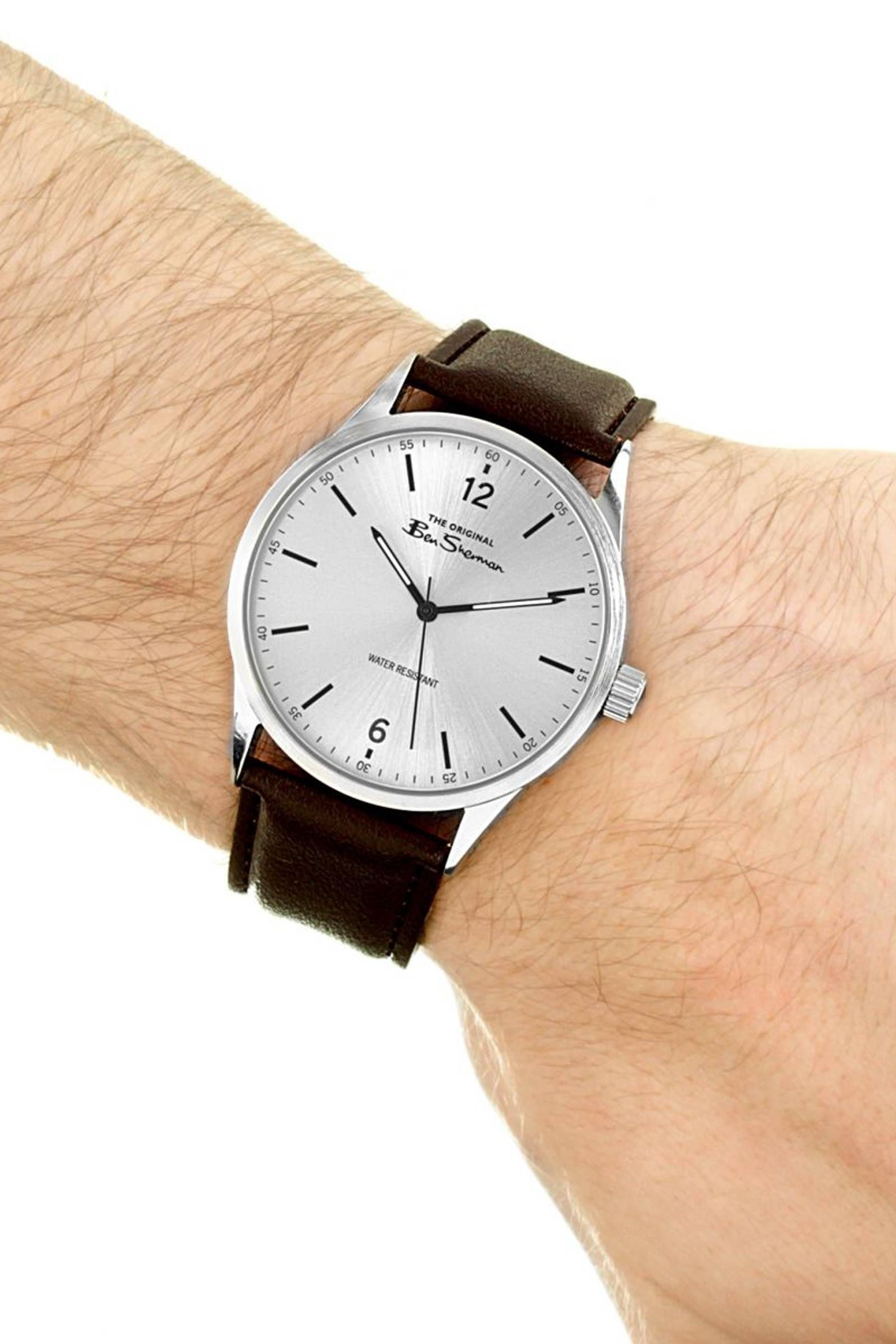 Buy Ben Sherman Gents Watch And Wallet Brown Gift Set from the Next UK online shop