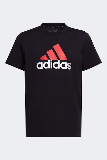 adidas Black Bold Logo T-Shirt