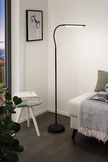 Eglo Black Laroa LED Touch Floor Lamp