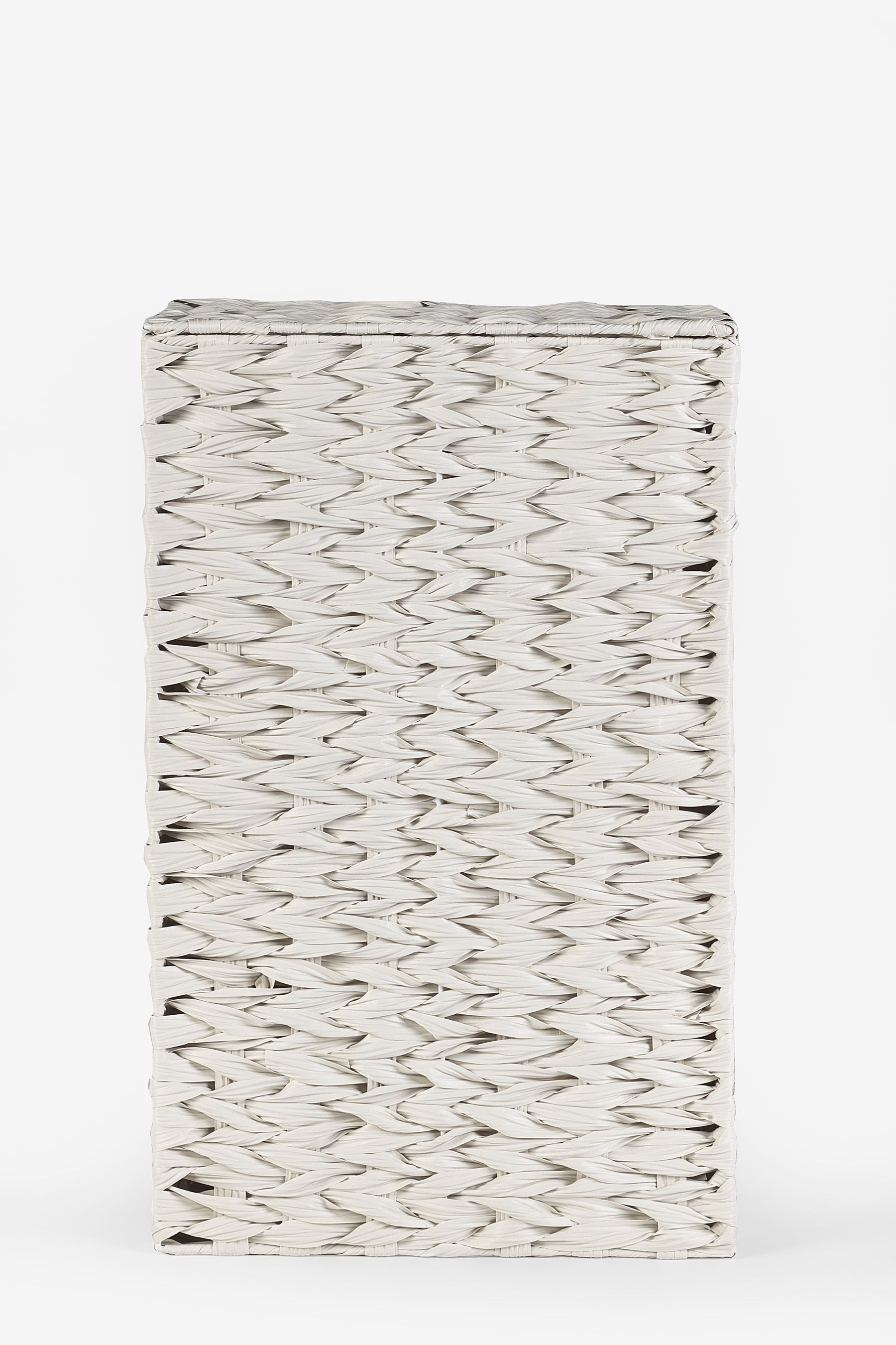 White slimline laundry basket store