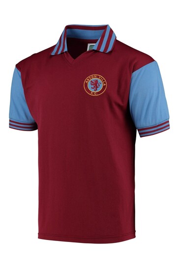 Fanatics Red Aston Villa 1980 Home Shirt